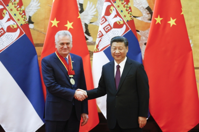 Президентите на Сърбия и Китай