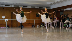 Репетиция за балета "Пахита"