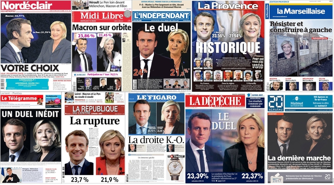 Франция след първия тур на президентските избори