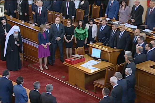Chlenovete na kabineta borisov 3 polagat kletva