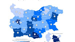 Продължителност на живота в България по области