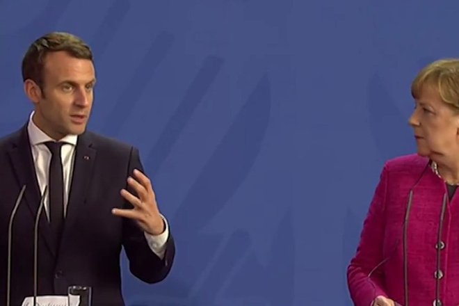 Emanyuel makron i angela merkel