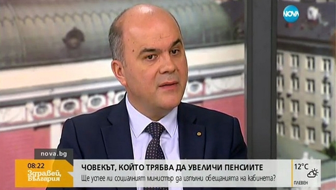 Социалният министър Бисер Петков пред Нова телевизия