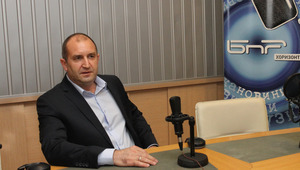 Президентът Румен Радев в студиото на БНР