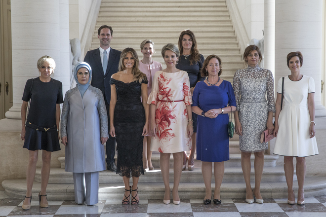 Мелания Тръмп и Десислава Радева с белгийската кралица