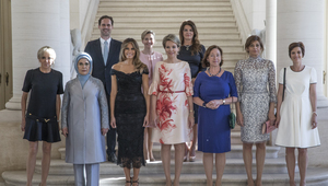 Мелания Тръмп и Десислава Радева с белгийската кралица