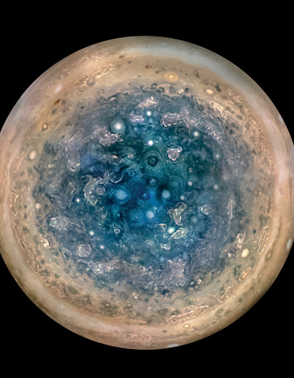 Южният полюс на Юпитер