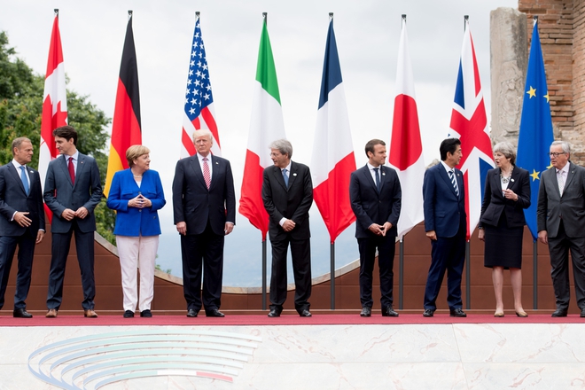 Semeynata snimka na liderite ot g7