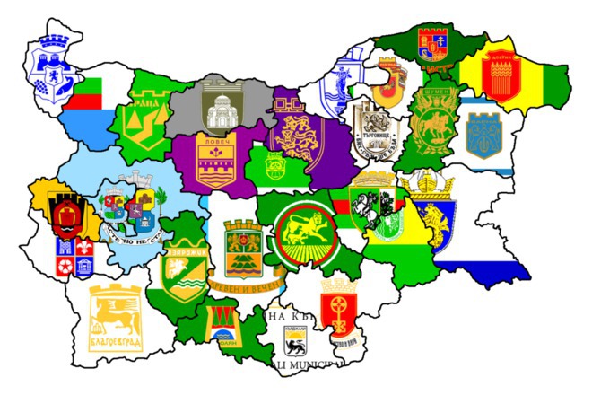 Oblastite v balgariya