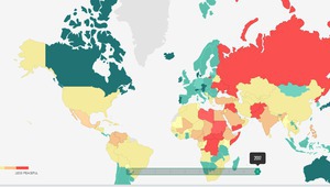 Глобалният индекс на мира за 2017 г.