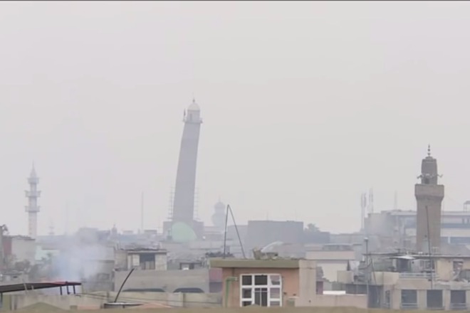 Naklonenoto minare na golyamata dzhamiya al nuri