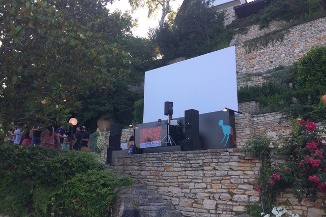 Dvoretsat v balchik po vreme na festivala in the palace