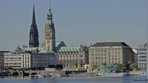 Сградата на общината в Хамбург