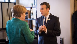 Г20 в Хамбург: Ангела Меркел и Еманюел Макрон