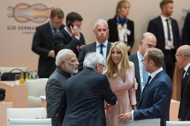 Иванка Тръмп сред световните лидери