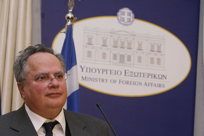 Гръцкият външен министър Никос Кодзаис