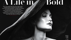 Анджелина Джоли в черно-бяло за "Венити феър"