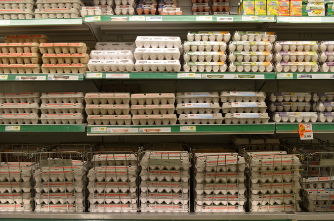 Яйца в търговската мрежа