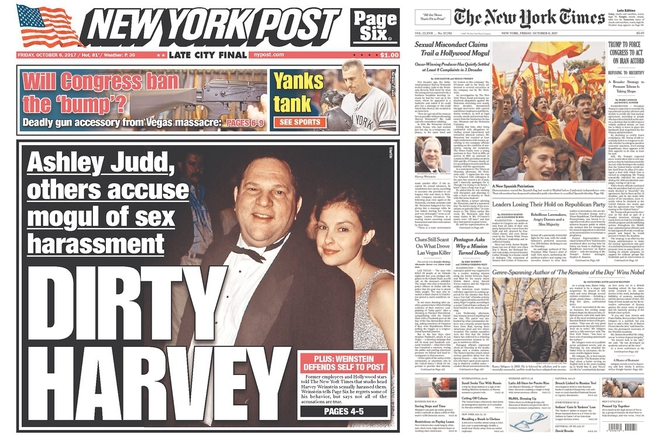 Presata v nyu york za skandala s harvi uaynstiyn