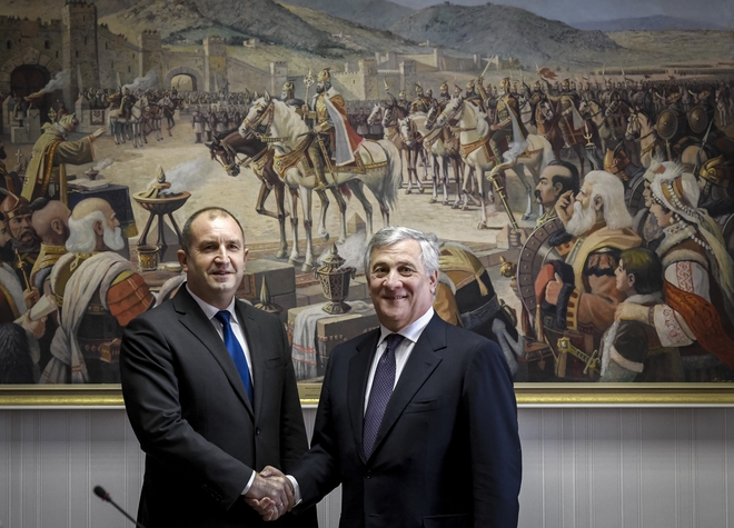 Антонио Таяни при президента Румен Радев