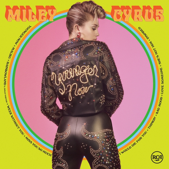 Майли Сайръс върху обложката на албума Younger Now (2017)