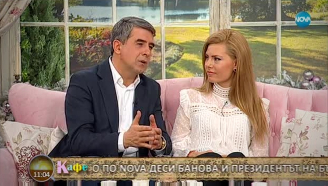 Росен Плевнелиев и Деси Банова в "На кафе", 30 ноември 2017 г.