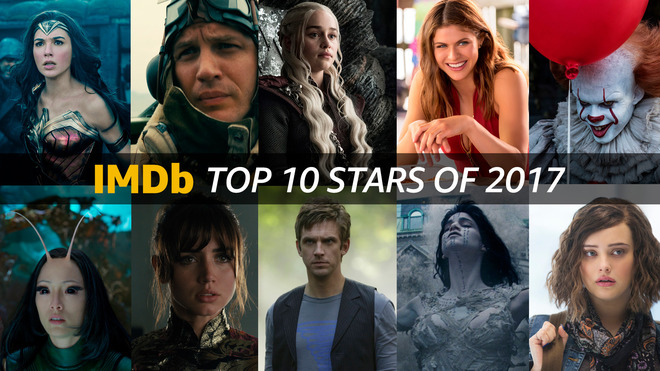 Топ 10 звездите на 2017 г. според IMDB