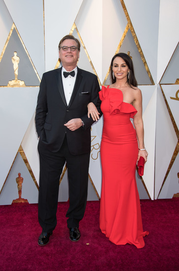Моли Блум и Арън Соркин на 90-ите награди "Оскар"