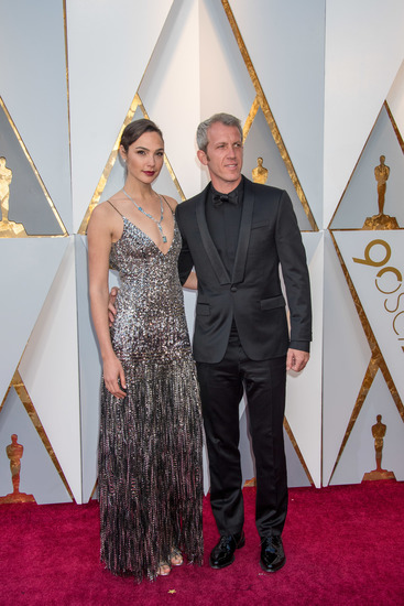 Гал Гадот със съпруга си на 90-ите награди "Оскар"