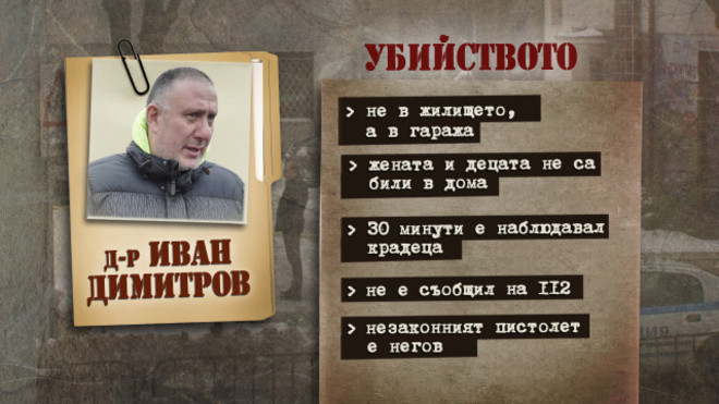 Д-р Иван Димитров, който застреля крадец в дома си