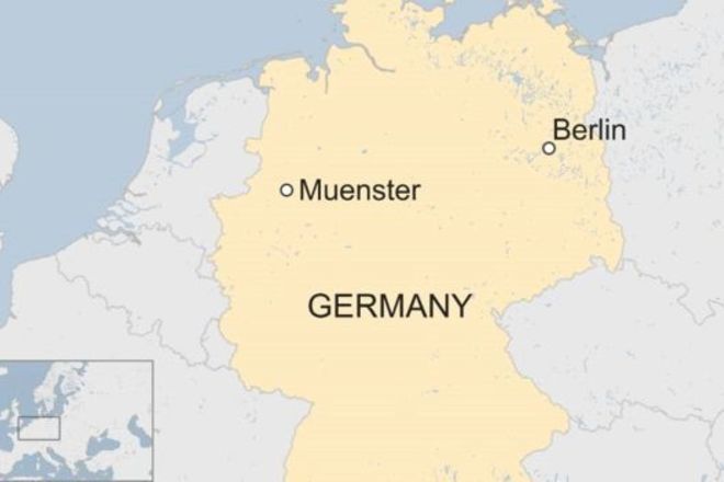 Myunster varhu kartata na germaniya