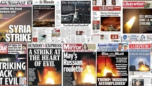 Пресата в САЩ, Англия и Франция след ударите в Сирия
