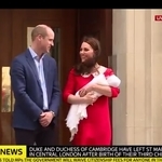 Уилям и Кейт показват третото си бебе