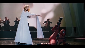 Дедпул в клипа на Селин Дион Ashes