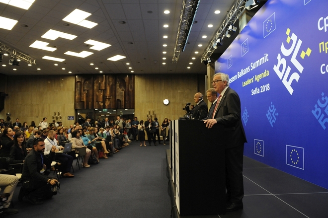 Заключителната пресконференция на срещата ЕС-Западни Балкани