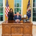 Ким Кардашиян в Овалния кабинет на Белия дом