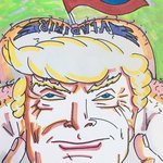Карикатура на Тръмп, нарисувана от Джим Кери