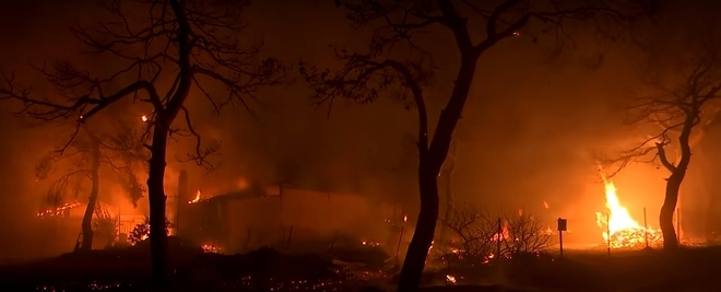 Смъртоносните пожари в Гърция