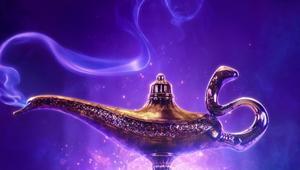 Вълшебната лампа на Аладин на плакат