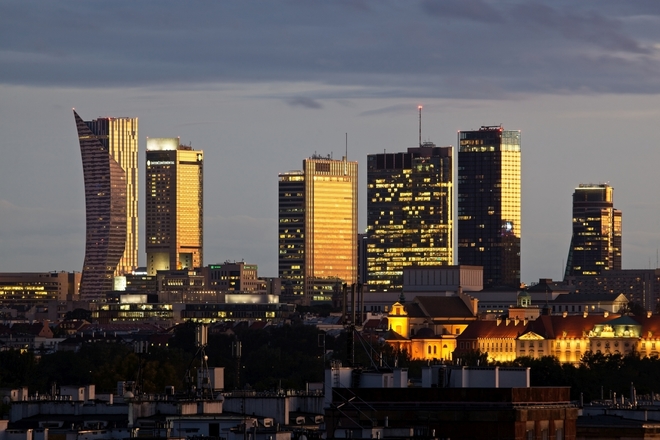 Полша на 100 в любопитни факти: Панорама от Варшава