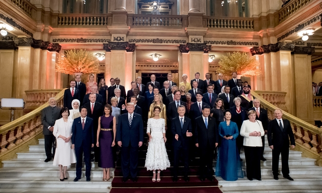Лидерите на Г-20 в Аржентина