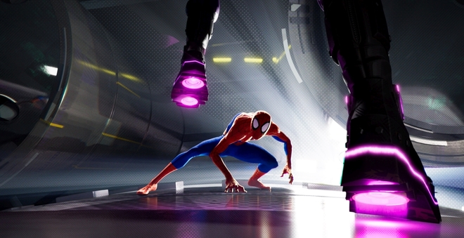 Оригиналният Спайдърмен в "Спайдърмен в Спайди-вселената"