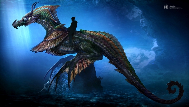Подводен дракон от "Аквамен"