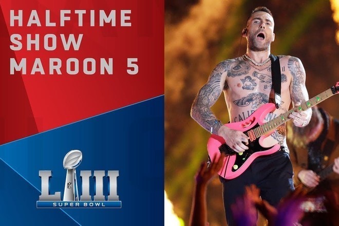 Adam levin ot maroon 5 na superboul 2019