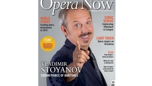 Владимир Стоянов на корица в сп. Opera Now