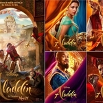Героите от игралния "Аладин" на плакати