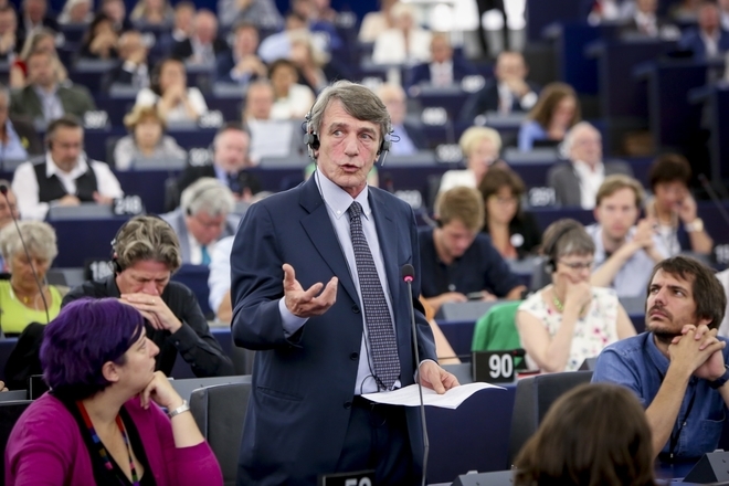 David mariya sasoli v noviya evropeyski parlament