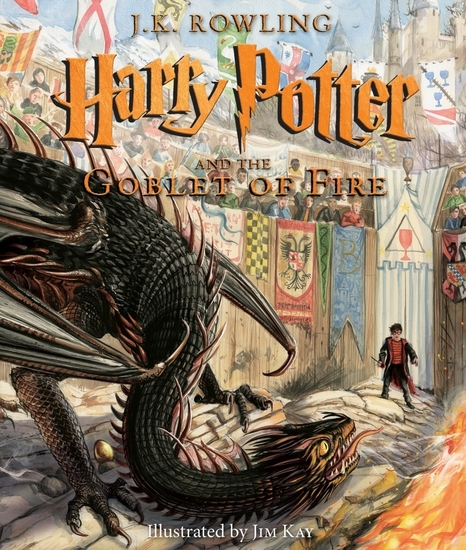 "Хари Потър и огненият бокал", илюстрирана от Джим Кей