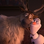 Олаф и еленът Свен в "Замръзналото кралство 2"
