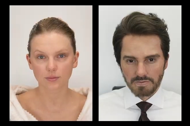 Teylar suift bez grim i kato mazh v klipa si the man